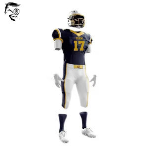 Uniformes de fútbol americano para adultos Unisex personalizados de alta calidad ropa de equipo transpirable de sublimación completa con tallas grandes y mangas cortas - Product Image 6