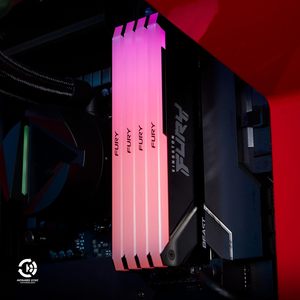 Kingston FURY Beast RGB DDR4-3200 KF432C16BB2AK2/32 32GB 3200MT CL16 Desktop <strong>Memory</strong> Kit of 2 Non-ECC DIMM RGB Gaming <strong>Memory</strong> Ram - Product Image 5