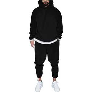 High Street Double Zipper Solid Fleece Zip up Men Jogging Men <b>Tracksuit</b> Sweat suits Men Hoodies Jacket 2026 - Product Image 4