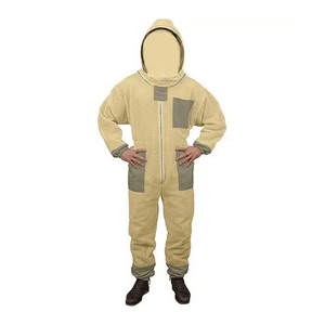 Costume d'apiculture personnalisé de luxe unisexe combinaison de travail à chaud couleur jaune OEM service respirant costume d'abeille pour hommes usine - Product Image 6