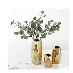 Florero de artesanía pulido de plata moderna, jarra de flores de recipiente de Metal transparente con forma personalizada para mesa de cena de hoteles - Product Image 6