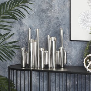 Modern Stainless Steel Flower <b>Vase</b> Best Selling Decor Piece for Living Room Elegant and Stylish Home Accents Exporter Worldwide - Product Image 2