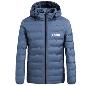 แจ็กเก็ตกันน้ำสไตล์ใหม่ออกแบบได้เองสำหรับผู้ชายเสื้อโค้ทบุฟองน้ำสำหรับฤดูหนาว - Product Image 3