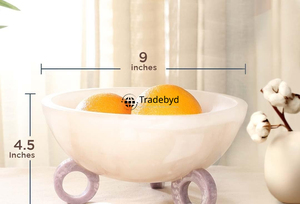 Bol en résine pour un style de maison chic, design artisanal rustique, parfait pour une esthétique naturelle par Tradebyd - Product Image 3