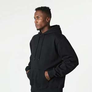 Sudadera con capucha de gran tamaño de peso pesado liso teñido en calidad de lujo al por mayor logotipo personalizado Sudadera con capucha camisa de manga larga estilo hermosos colores - Product Image 4