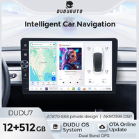 MEKEDE EU STOCK DUDU7 Autoradio Android Lecteur DVD Multimédia Stéréo 2Din WIFI GPS pour Benz BMW Toyota Universel avec Bouton