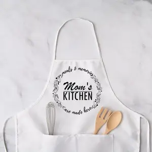 Tablier en poly-coton personnalisé OEM pour la cuisine pour les chefs et les cuisiniers à domicile