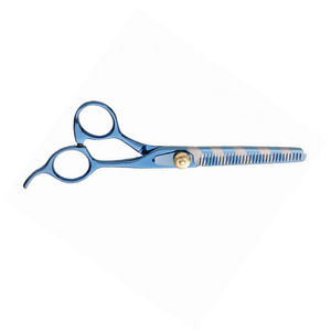 Repose-doigt double Ciseaux de coiffeur à effiler Ciseaux de salon en acier inoxydable avec logo personnalisé pour professionnels - Product Image 6