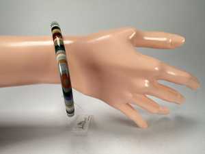 ชุดกำไลข้อมือเรซินใสพร้อมกลีบดอกศิลปะธรรมชาติและทองคำเปลวทำด้วยมือสำหรับให้เป็นของขวัญและงานเฉลิมฉลอง - Product Image 5