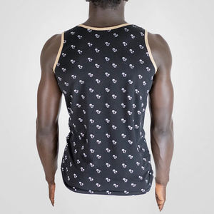 Camiseta sin mangas de gimnasio para hombre de alta calidad, chaleco de entrenamiento de algodón sólido, ropa deportiva de punto transpirable, diseño personalizado - Product Image 2