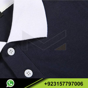 Uniforme personnalisé en coton de haute qualité, t-shirt vierge de Golf uni pour hommes Polo avec Logo - Product Image 4
