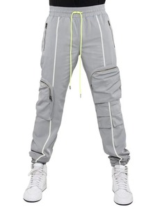 2023 automne hommes pantalons décontractés grande taille coupe ample taille moyenne Style de rue avec multi-sacs OEM pantalons de sport Service disponible - Product Image 1