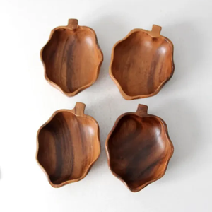 Trending <b>Wooden</b> <b>Fruits</b> And Snacks Bowl Modern Crafts Top Quality Wood Dinnerware Bowl Hot Sale - Product Image 1