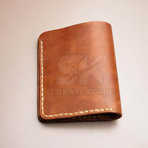 Clip para Billetes de Cuero Genuino de Alta Calidad, Delgado, de un Solo Color, para Venta en Línea - Product Image 6