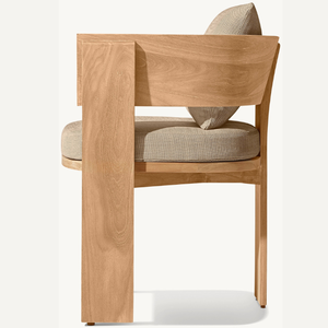 Hot <b>sale</b> single chair made of eco-friendly teak wood equipped with soft and durable foam for outdoor use - Product Image 4