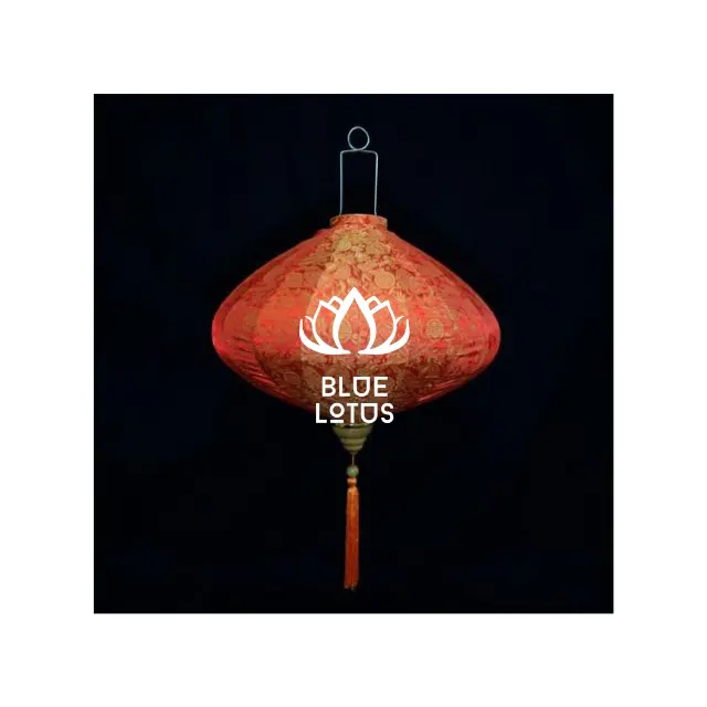 ECO FRIENDLY SILK LANTERN WITH BAMBOO FRAME AND STEEL FRAME FROM BLUE LOTUS FARM VIET NAM