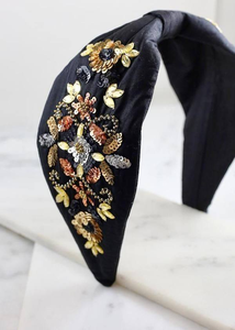 Bandeaux de luxe pour enfants, accessoires pour cheveux, multi-broderies, style indien, dernières tendances - Product Image 3