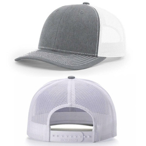 Casquettes de camionneur personnalisées OEM ODM avec logo, casquette de baseball en maille à 6 panneaux, visière incurvée, ajustable, vierge, fabricant vietnamien - Product Image 1