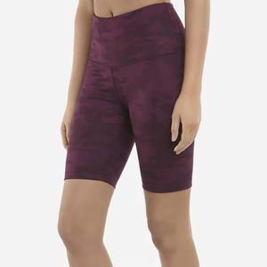 Pantalones de yoga gruesos sin costuras para mujer con diseño de lavado ácido transpirable Pantalones cortos de fitness para gimnasio - Product Image 5