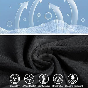 Shorts de compression pour hommes, coupe ajustée, tissu extensible, soutien musculaire, pour le fitness et l'exercice - Product Image 5