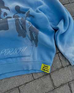 Bespoke เสื้อผ้าแนวสตรีทมีฮู้ดสำหรับผู้ชายเสื้อครอปมีฮู้ดผ้าเกล็ดปลาพิมพ์ลายสกรีนแนววินเทจ - Product Image 3