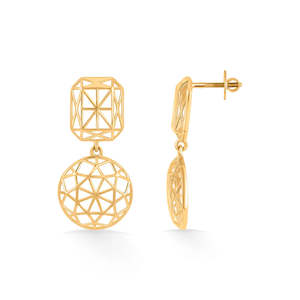Fashion Jewelry Sets-<b>Circle</b> of <b>Light</b> Gold Pendant Set - Product Image 6