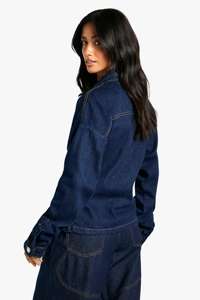 Vestes en jean tricotées décontractées pour femmes, prix de gros, haute qualité, coupe oversize, hiver, imperméables, respirantes, en coton - Product Image 5