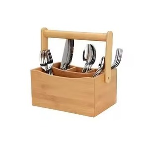 Panier de service en bois de bambou de bonne qualité, très utile pour les restaurants - Product Image 2