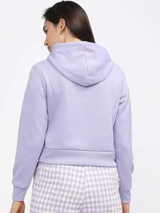 <b>Women</b> Winter Lavender Fleece <b>Hoodie</b> <b>Soft</b> Warm Pullover Long Sleeve Kangaroo Pocket Custom Logo Option 100% Cotton Comfy Casual - Product Image 4