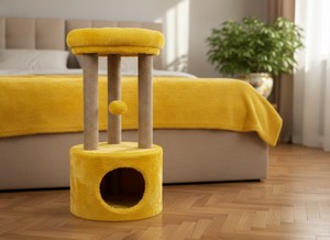 อัตแลนตา ฮันนี่ โกลด์ แคท ทาวเวอร์ วิท ซันนี่ จอย - Product Image 2
