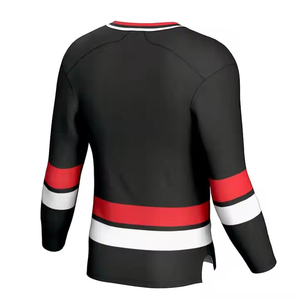 BAJO MOQ Precio Ropa deportiva Camisetas de hockey sobre hielo Transpirable Secado rápido Mejor calidad 100% Tela de poliéster Uniforme de hockey sobre hielo - Product Image 2