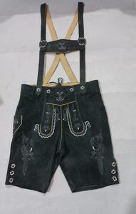 Lederhosen de cuero de cabra de alta calidad para hombre de primera calidad alemán bávaro Oktoberfest Trachten Casual High Street Style XS 6XL sólido - Product Image 5