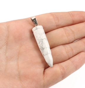 หินทรงหัวกระสุนอัญมณีผสมธรรมชาติ,เครื่องประดับทำจี้สร้อยคอของขวัญ - Product Image 5