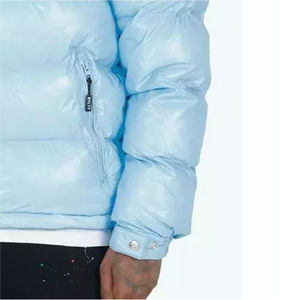 แจ็กเก็ตขนเป็ดโพลีเอสเตอร์กันน้ำของผู้ชายไฮสตรีท2025ขาตั้งมีซิปออกแบบได้ตามต้องการสำหรับฤดูหนาว - Product Image 6