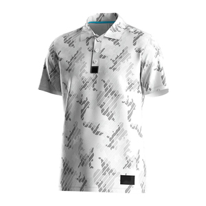 T-shirt polo anti-rides en polyester à manches courtes de sublimation de haute qualité pour un usage quotidien urbain et le golf - Product Image 1