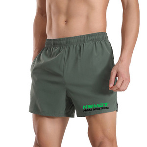 Shorts de sport professionnels de haute qualité pour hommes, entraînement, logo personnalisé, course à pied, solide, séchage rapide, taille élastique, coton, très bon marché - Product Image 1