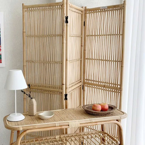 Gia Gia Nguyen SR-BAMBOO.CRAFT 1 4-Panel Wooden Folding Screen <b>Room</b> <b>Divider</b> New Designs Living Decoration Bamboo Wall Vietnam - Product Image 1