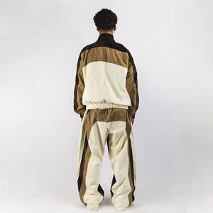 Conjunto de pantalones de chándal de algodón 100% de gran tamaño para hombre, diseño personalizado, ropa de calle de peso pesado de 500GSM, estampado para invierno - Product Image 3