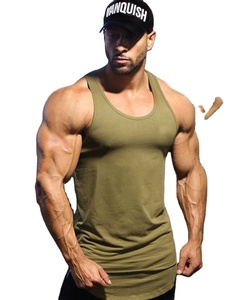 <b>Men</b> Gym <b>Singlet</b> Stringer Muscle Fit Tank Tops Fitness Workout Shirt Spandex Custom Design <b>Men</b> tank top - Product Image 4