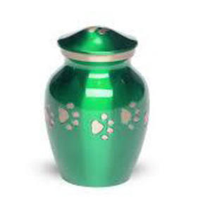 Urna de cremación de latón pequeña con estilo moderno Diseño clásico para cenizas de mascotas Suministros funerarios al por mayor Urna decorativa - Product Image 2