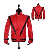 Veste de motard en cuir d'agneau véritable pour homme MJ Thriller Michael Jackson Fashion Cafe Racer Casual Vintage Bomber Jacket