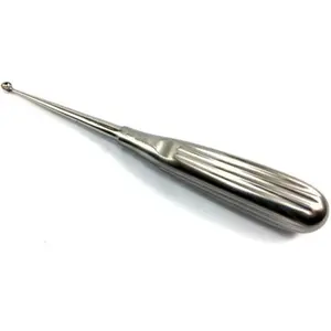 Bruns/Rasp刮匙矫形骨17厘米手术刮匙空心德国钢医疗器械矫形手术工具