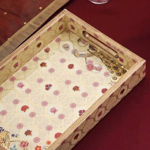 Plateau de service en bois MDF avec revêtement émaillé, design, hôtels et restaurants, articles de cuisine, plateau de table, haute qualité - Product Image 1