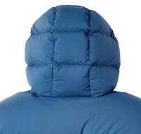Veste d'hiver matelassée légère à capuche pour homme, personnalisable OEM, avec logo frontal, séchage rapide et résistante aux intempéries