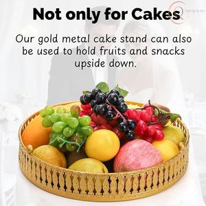 Moderno Soporte para Tartas de Metal de Diseño con Construcción Duradera, Perfecto para Tartas de Cumpleaños, Mostradores de Panadería y Mesas de Celebración - Product Image 4