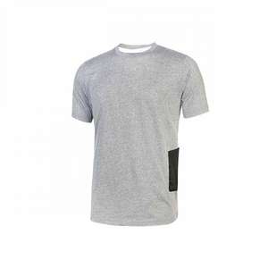 Camiseta para Hombre de Polialgodón Gris Plateado, Paquete Múltiple, Camiseta de Hombre de Carretera, 1/2" - Product Image 1