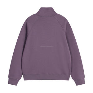 Sweat-shirt à manches longues et col haut pour hommes, automne-hiver, en molleton épais et ample - Product Image 2