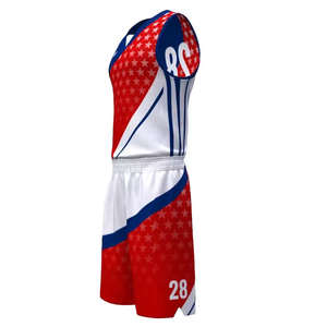 Ropa de Baloncesto de Verano para Hombre, Nuevo Modelo, Sublimación Completa, Secado Rápido, Talla Grande, Malla Transpirable, Sin Mangas, 100% - Product Image 5