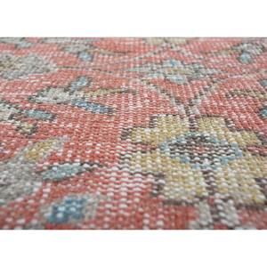 Alfombra de Lana Anudada a Mano Vintage Pae-2302, Grande, con Diseño Floral Rojo y Naranja, para Sala de Estar, Pasillo, Dormitorio de Adolescentes, Rectangular - Product Image 3