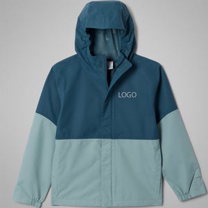 Veste confortable et chaude pour garçons, design tendance, prix bas, logo personnalisé et poches avant, design de haute qualité, blocs de couleur, 2026 - Product Image 1